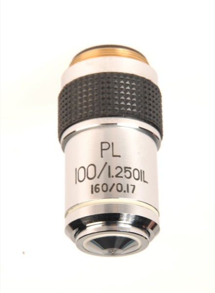 PL-100 x100R(Oil) DIN Semi-Plan. Objective