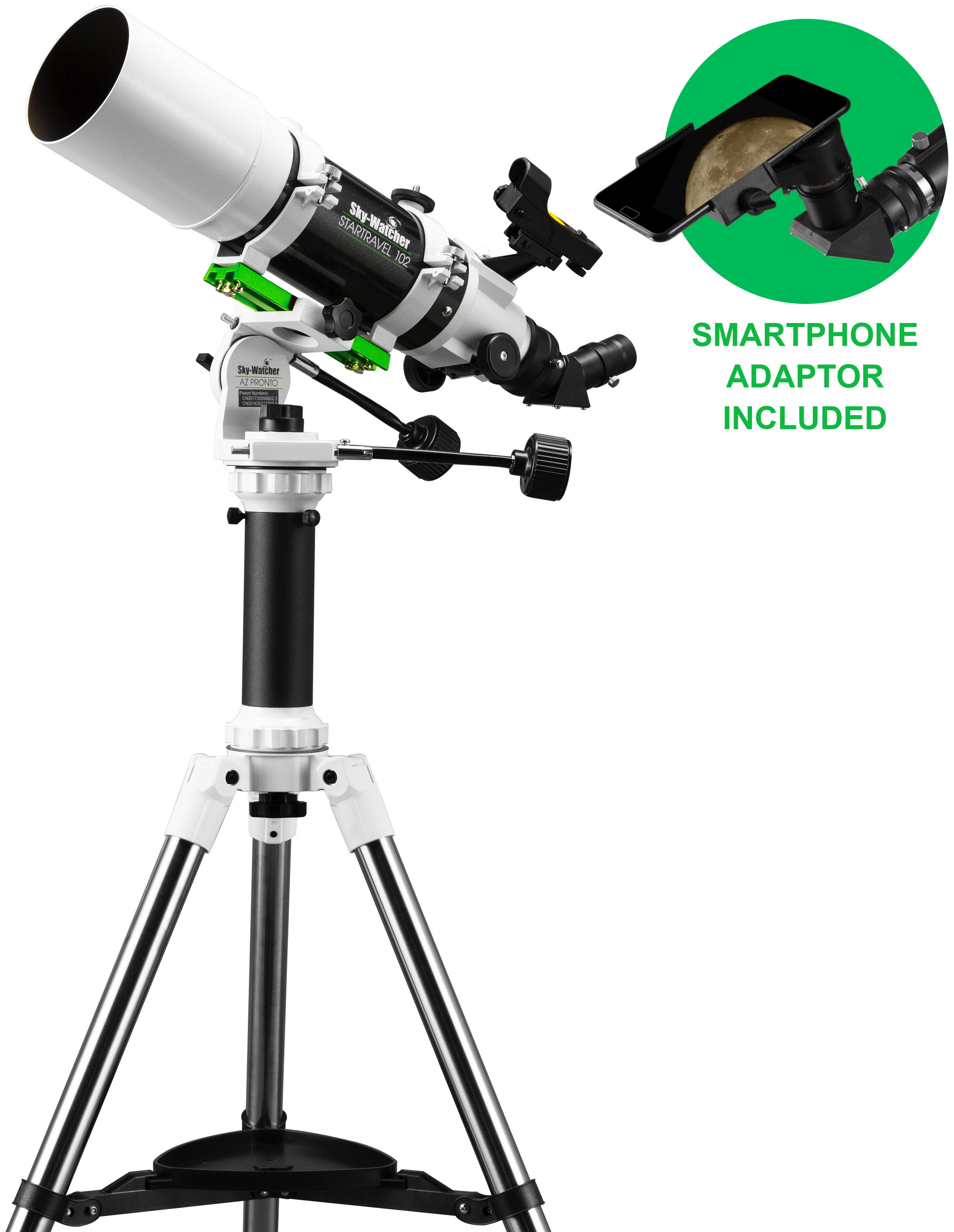 Sky-Watcher StarTravel 102 AZ-GTe 102mm F/5 Refractor GoTo AZ Telescope - View #2